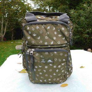 Life is Good High Sierra Mindy Olive Backpack NWT